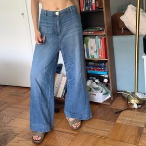 Zara wide leg denim